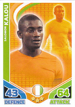 Salomon Kalou Cote D'Ivoire 2010 World Cup Match Attax #147